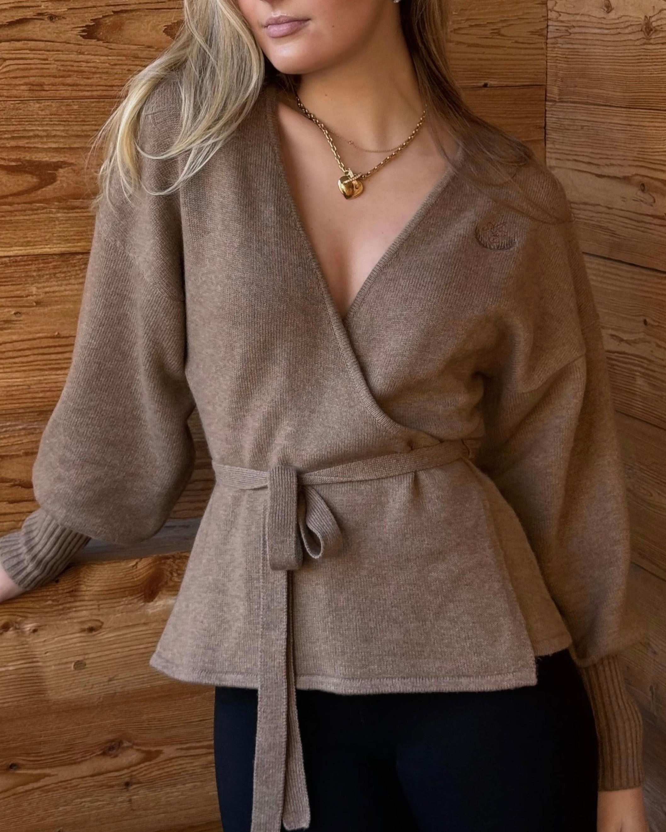 Eleanor Merino Wool & Cashmere Cardigan - Luxury Knitwear | Aeris