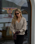 Cardigan Eleanor en laine mérinos et cachemire