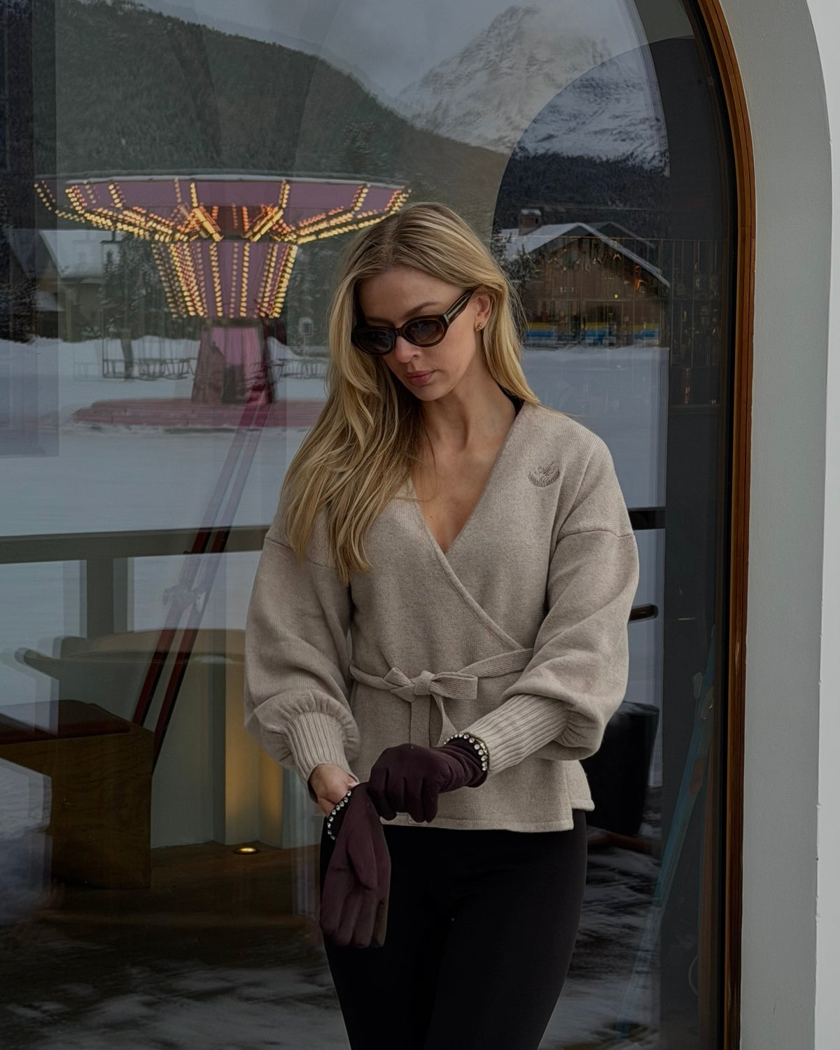 Eleanor Merino Wool & Cashmere Cardigan
