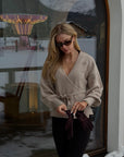 Cardigan Eleanor en laine mérinos et cachemire